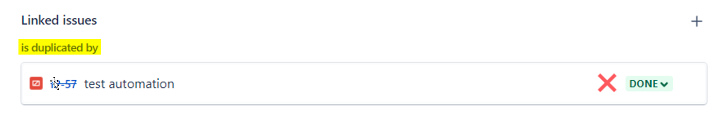 JSM duplicate handlingIII