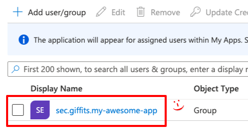 Enterprise applications Self-Service enable